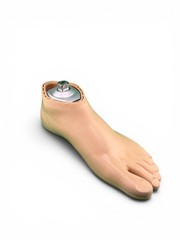 OTTOBOCK Otto Bock 1D10 sach Prosthetic Foot. Size 27. Left Foot.