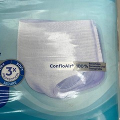 TENA (2 PACK) Proskin Fully Breathable Adult Diaper Unisex Sz L White 37959-10