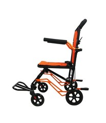 Aviation-Grade Material Light Weight Folding Wheelchair With Locking Handbrake