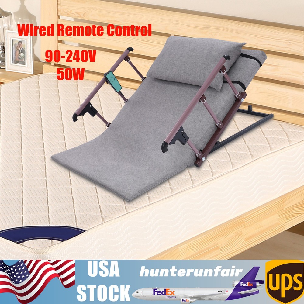 Adjustable Electric Lifting Bed Sitting Backrest for Pregnant Women Elderly US