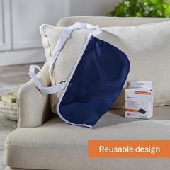 McKesson Arm Sling for Left or Right Arm, Hook-and-Loop Strap, Blue, One Size