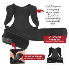 Core Products Perfect Posture Corrector, Fully Adjustable, Breathable Shoulder