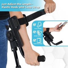 Forearm Crutches for Adults, 3-Angle Adjustable Arm Crutches for Walking, Erg…