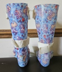 Childs AFO Orthosis Hard Plastic Foot Ankle Brace Hinged Right & Left Legs
