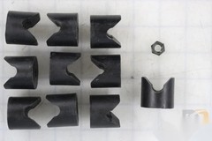 10 PK / ASSEMBLY STOW BLOCK GUIDE PLATFORM URETHANE KIT SHIPOUT 31814A-10KS