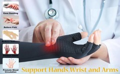 1pair Long Arthritis Compression Glove for Women Men,copper Gloves for Joint Pai