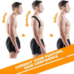 Posture Corrector, Back Support Brace Figure 8 Clavicle Upper Neck Pain Relief