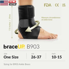 Ankle Brace – Relieve Pain, Enhance Stability for Foot Pain, Sprained Ankle, Ach