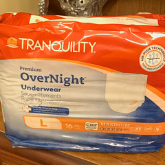 Tranquility Premium OverNight Underwear Incontinence Pants L 16ct Max 340g