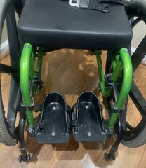 Numotion Quickie Special Needs Pediatric Adjustable Manual Green Wheelchair