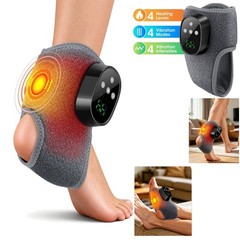 Electric Foot Ankle Massager Pain Relief 4 Modes Heated & 4 Vibration 1800mAh