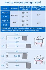 Velpeau Rib and Chest Support Brace, Broken Rib Brace, Breathable Rib Belt Men