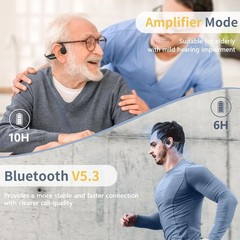Specially designed noise reducing bone conduction hearing aids for the elderly