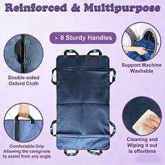 Positioning Bed Pad with Handle Patient Transfer Sheet For Lifting Turning Heavy