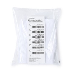 McKesson White Post-Surgical Bra 40 to 42 Inch Chest 40B / 38C / 36D Cup