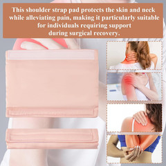 2-Pack Cushioned Arm Sling Padding for Neck & Shoulder,Soft Neck Pad Strap Cushi