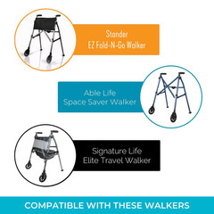 Walker 6 In. Replacement Wheels (Set of 2)