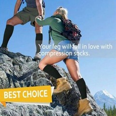 3x Compression Socks Calf Leg Support (S&M-L&XL) Pain Relief for Men and Women