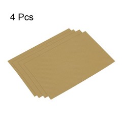 4Pcs Shoe Sole Protector 5.12″x3.15″ Shoe Bottom Grip Pads for High-Heels Khaki