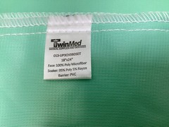 TwinMed Incontinence Bed & Chair Pads, (18) 24″x36″ & (18) 18″x24″, 36 Pads/Case
