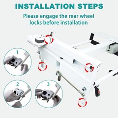 Irtme Portable Electric Patient Lift Transfer Chair Lift, Assist Lift, for Car