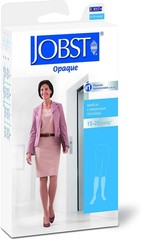 JOBST Opaque Open Toe Knee High 15-20mmHg (Classic Black) Small