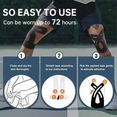 Breathable Kinesiology Tape – 20 Pcs for Enhanced Mobility and Injury Protection