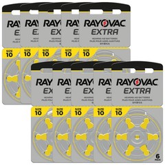 24 X A10 10 Size 10 PR70 Rayovac Extra Card 1.5V Zinc Air Hearing Aid Battery