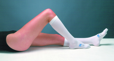 Kendall Ted Knee Length Anti Embolism Stockings Large Regular Length 4 Pairs