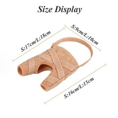 Fabric Bunion Corrector Breathable Adjustable Hallux Valgus Sleeve Spacer Separa
