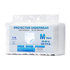 VEVOR Adult Incontinence Underwear Protective Underwear for Men & Women M Size