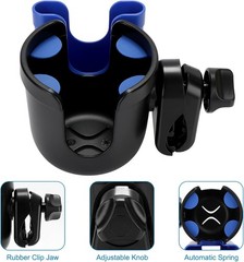 2-in-1 Wheelchair & Walker Cup Holder with Phone Holder – Universal Fit