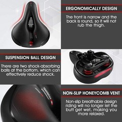 Comfortable Seat Cushion for Men Women with Dual Shock Absorbing Ball Memory …