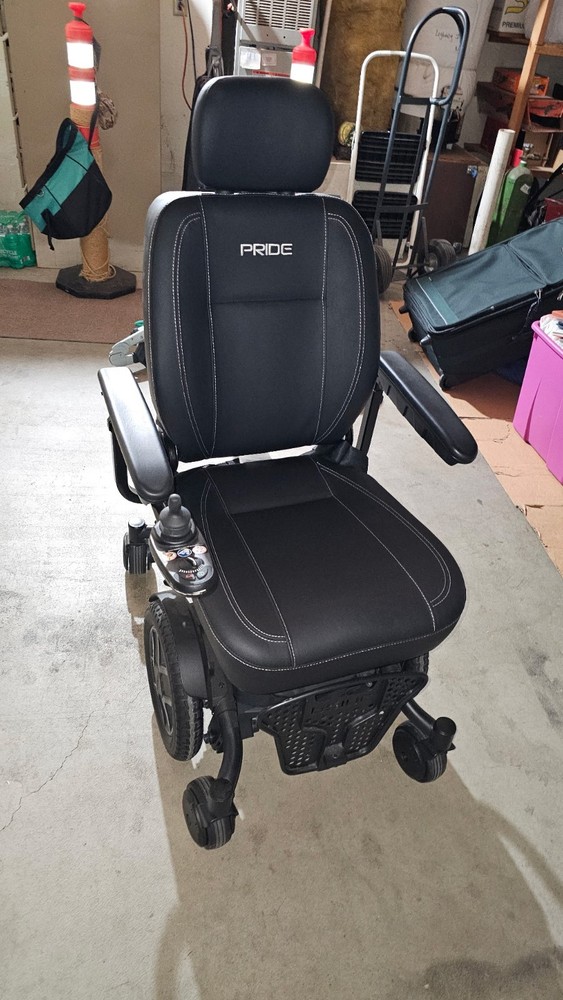 Jazzy EVO 613 Power Wheelchair by Pride Mobility AND custom 8ft Aluminum Ramp