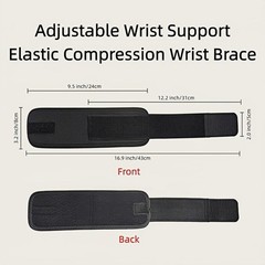 2PCS Adjustable Wrist Support Brace, Compression Wrist Wraps, Wrist Guard