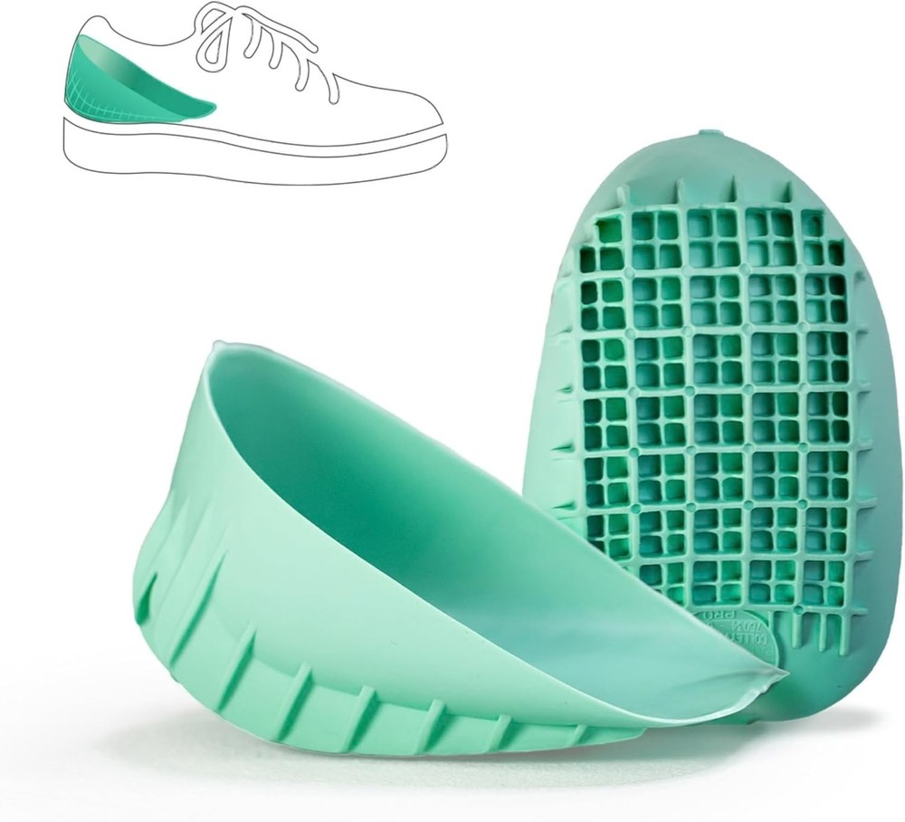 Tuli’s Heavy Duty Heel Cups – Shock Absorption Plantar Fasciitis Relief (1 Pair)