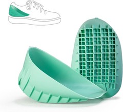 Tuli’s Heavy Duty Heel Cups – Shock Absorption Plantar Fasciitis Relief (1 Pair)