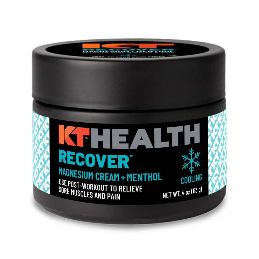KT Health Recover Cooling Magnesium Cream Cools & Relieves Muscles 4Oz EXP 02/26