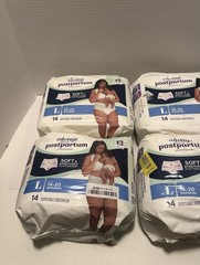 56 Count Always Discreet Postpartum Incontinence Underwear Women’s Large Bladder