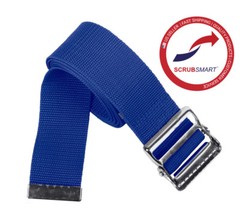3 Pack – 3 New Gait Belt for Patient Transfer in Blue 60″ – Fast Ship US Seller
