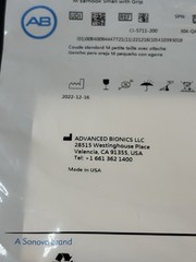 Advanced Bionics M Earhook Small with Grip Marvel Naida / Sky CI CI-5711 SEALED