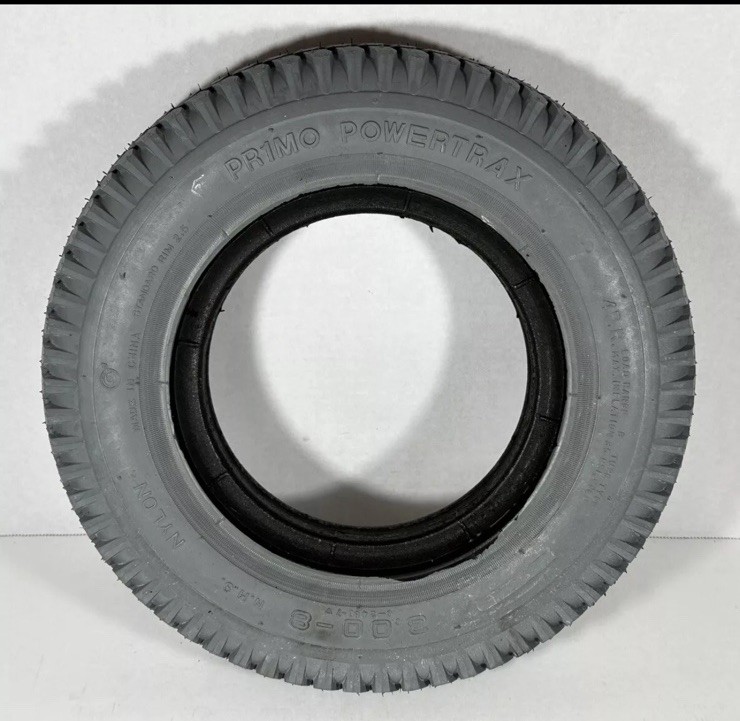 Single Pr1mo Powertrax Tire NEW Tread 3.00-8 Pneumatic Air Mobility C248G