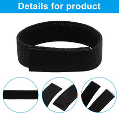 Adjustable Ankle Straps, 6-Pack | Elastic Leg Bands, Hook and Loop Closure, Mult