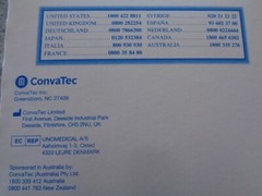 5 Box ConvaTec SURFIT Natura Durahesive Moldable Convex Barrier10 box free ship!