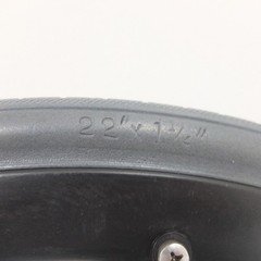 Pair brand new 22″ X-Core wheelchair Wheels ~ 5 Spoke solid Tires Hand Rims
