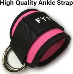 Comfortable Neoprene Ankle Cuff for Cable Machines, Hip Abductors, Leg Training