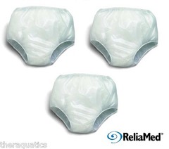 3PK Reliamed Adult Waterproof Soft Vinyl Plastic Pant Diaper Incontinent S-XXL