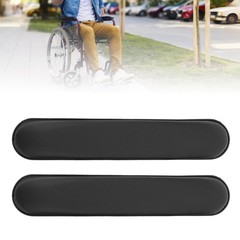 1 Pair Universal Wheelchair Arm Cushion alternative PU Leather Soft Sponge Water