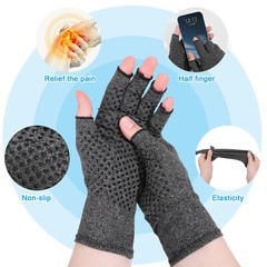 2Pairs Compression Gloves Arthritis Carpal Tunnel Hand Brace Support Pain Relief