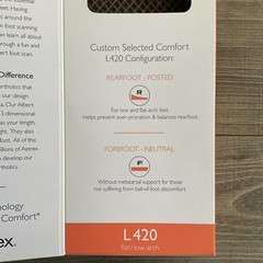 Aetrex L420 Compete Orthotics Insoles Women’s Size 8 Low & Flat Arch